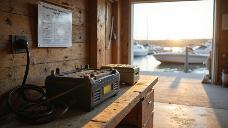 marine battery charger sizes